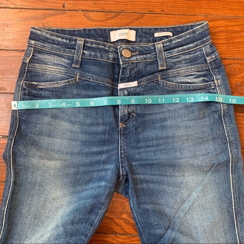 Closed denim skinny pusher jeans 25 - Picture 6 of 9
